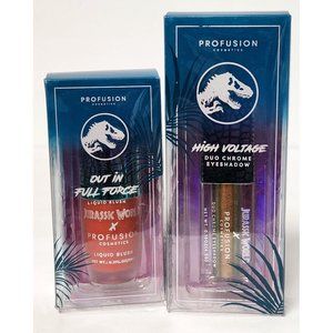 Jurassic World collection makeup set Duo Chrome eye shadow Velociraptor .16 oz